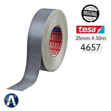 Imagem de FITA DUCT TAPE PREMIUM 4657 TECIDO ACRILICA 25mmx50m TESA