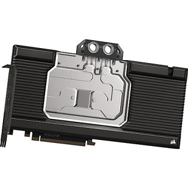 Imagem de Corsair Hydro X Series XG7 RGB 4080 SUPRIM/Trio GPU Water Block – para cartas MSI GeForce RTX™ 4080 SUPRIM e Gaming Trio – Cobre niquelado – Placa traseira incluída e cabo adaptador ARGB de 5V – Preto