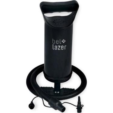 Imagem de Bomba Manual Double Quick p/ Inflar Colchão de Ar, Bóias, Piscinas BEL