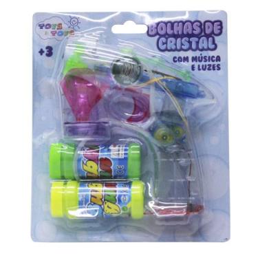 Imagem de Arminha Lancador Bolha De Sabão Com Luz E Som E 2 Refil - DM