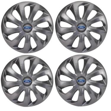 Imagem de Jogo Calota Velox Aro 14 Grafite Para Ka Fiesta Escort Todos Carros Mo