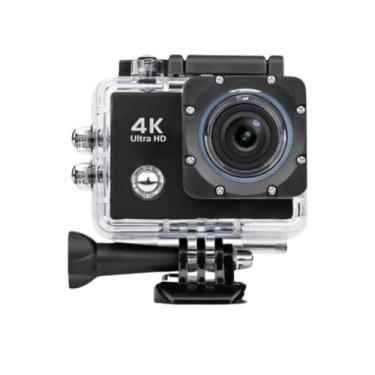 Imagem de Câmera Filmadora Action Pro 4K Ultra HD com Wi-Fi, à Prova D'Água, Ideal para Esportes Radicais, 170° de Ângulo, Gravação em 30 FPS, Zoom de 4x - Perfeita para Camping e Aventuras ao Ar Livre