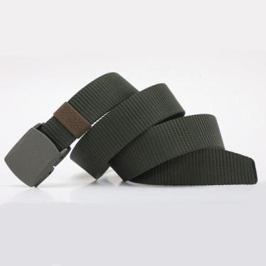 Imagem de Cinto Masculino Infantil Largo Moda Premium De Nylon Fivela Catraca Re