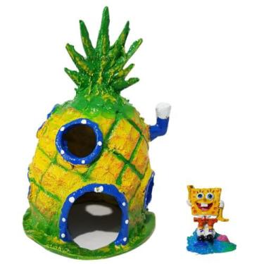 Imagem de Enfeite Ou Ornamento P/ Aquários Casa Abacaxi Do Bob Esponja - LESTER