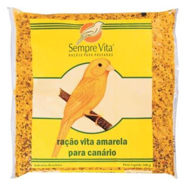 Imagem de Ração Sempre Vita Amarela para Canários - 500g