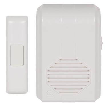 Imagem de Safety Technology International, Inc. STI-3350 Campainha sem fio (ou botão de chamada de assistência ou botão de chamada de recepcionista) com receptor, parte da série Musical Wireless Chime