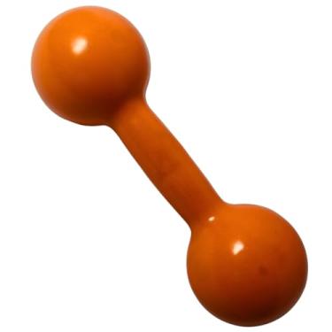 Imagem de Halter Redondo Bola Emborrachado 4 Kg Laranja