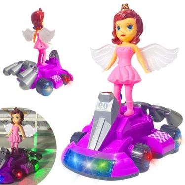 Imagem de Brinquedo Infantil Boneca Musical Princesa Anjo C/ Luz e Som - Europio