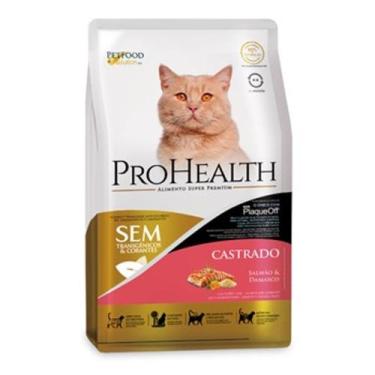 Imagem de Ração ProHealth para Gatos Adultos Castrados Sabor Salmão, 1kg
