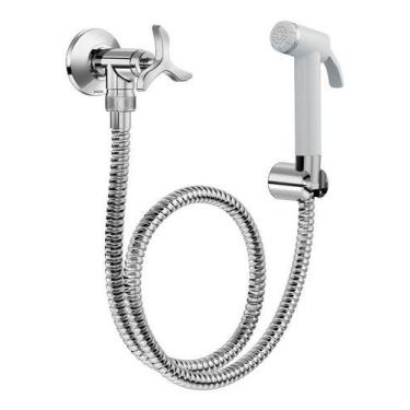 Imagem de Ducha Higiênica com Registro Gatillho Nova Pertutti Chrome 00900806 - 