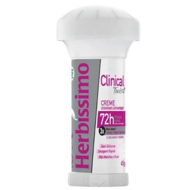 Imagem de Desodorante Twist Creme Clinical Rosa Herbíssimo 45G - Dana - Dana Cos