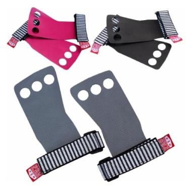 Imagem de Kit 10 Luvas 3 Furos Cross Training Pull Up Grip Atacado - Pro Trainer