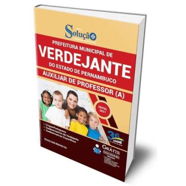 Imagem de Apostila Prefeitura de Verdejante - PE - Auxiliar de Professor(a) - Ed