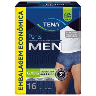 Imagem de Roupa Íntima Descartável Masculina Tena Pants Men G/EG - Com 16 Unidad