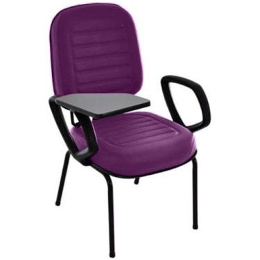 Imagem de Cadeira Universitária Diretor Gomada Linha Blenda Roxo - Design Office