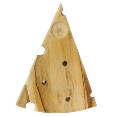 Imagem de Tabua de Madeira Crua - Formato Queijo 25,5x19,5cm - WOOD WOOD