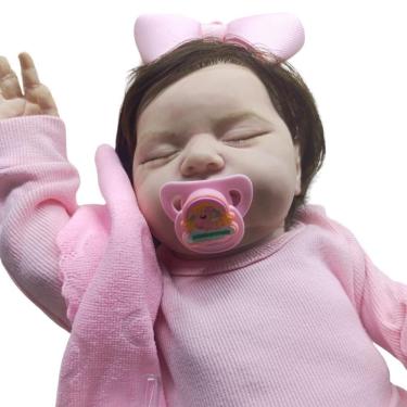 Imagem de Bebê Reborn Menina Realista , Artesanal Corpo Todo De Silicone Soft Macio.