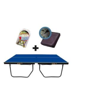 Imagem de MESA DE PING PONG MDF 25mm OFICIAL KLOPF 1090 + KIT Completo 5031 + Ca