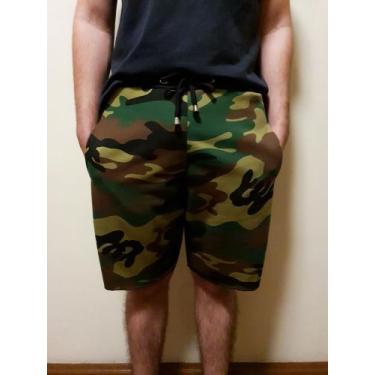 Imagem de Bermuda Moletom Camuflada Marrom - Tamanho 52 a 54 ( Tam. XXG ) - Drya