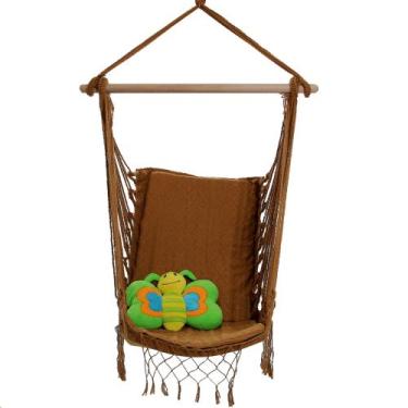 Imagem de Rede Cadeira Balanço Teto Caramelo Estofada - TEIXEIRA