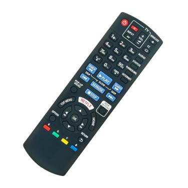 Imagem de Controle remoto de substituição N2QAYB001206 - ALLIMITY - compatível com Panasonic Blu-Ray Disc Player controle remoto RTN2QAYB001206 DP-UB820-K DPUB420K DP UB420 K DP-UB420-K DPUB820K DP UB820 K