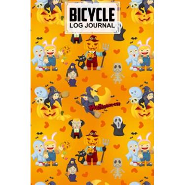 Imagem de Bicycle Log Journal: Cycling Logbook Halloween Patty Cover, Bike Riding, Bicycle Lovers, Log Book to keep track of daily Biking Training | 120 Pages, Size 6" x 9" | by Lieselotte Vetter