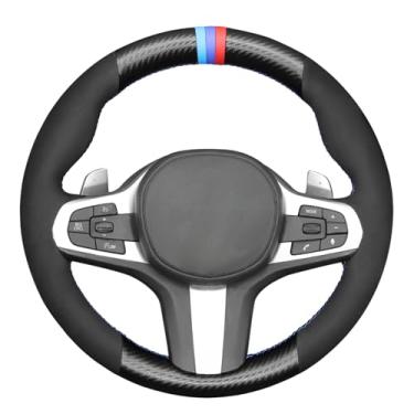 Imagem de MEWANT Capa de volante para BMW M Sport 3 Series G20 G21 F40 F44 / 4 Series G22 G22 G23 / 5 Series G30 G31 G32 G11 G12 G14 G15 G16 / 3 Series G20 G21 Acessórios para volante
