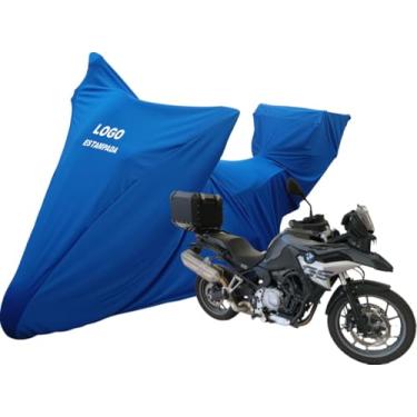 Imagem de Capa Moto Bmw F750 Gs Bauleto Com Elástico Não Risca Pintura (Azul)
