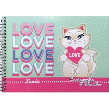 Imagem de Caderno de Cartografia e Desenho Máxima 96 folhas Capa Dura Fem.