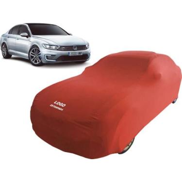 Imagem de Capa Para Cobrir Carro Vw Novo Passat Tsi Tecido Helanca - Mz, Vermelh
