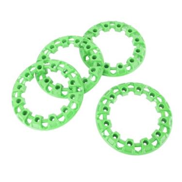 Imagem de 4 Unidades de 6 Polegadas ATV Tampa de Acabamento do Cubo Roda, Protetor de Aro Decorativo de Pneus de Plástico Material ABS Encaixe Universal para Kart Protetor de Aro de