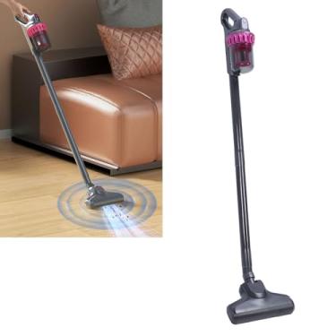 Imagem de Aspirador de pó sem fio, aspirador portátil, ajuste de sucção de 3 engrenagens de 100 W, 10000 pa, espanador de ar sem fio, bateria de 1500 mAh, recarregável, aspirador sem fio para escritório