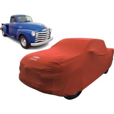 Imagem de Capa De Tecido Para Camionete Chevrolet 3100 Boca De Sapo - Mz, Vermel