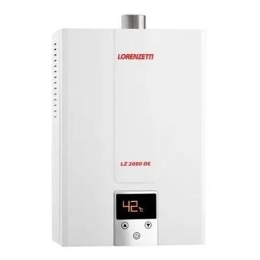 Imagem de Aquecedor de água a gás lz2000de 20 litros gn lorenzetti branco