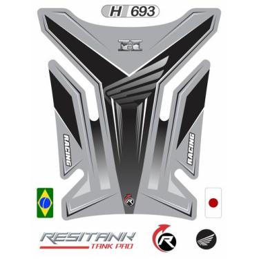 Imagem de Adesivo Protetor Tanque Moto Honda Racing H693 - Resitank