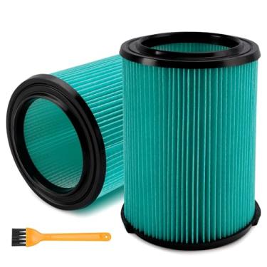 Imagem de Pacote com 2 filtros de substituição VF6000, filtro de aspirador de pó úmido/seco padrão VF6000 compatível com RIDGID Vacs Wet Dry 5-20 Gal e 6-9 Gal Husky Vacuum, filtro de substituição VF6000