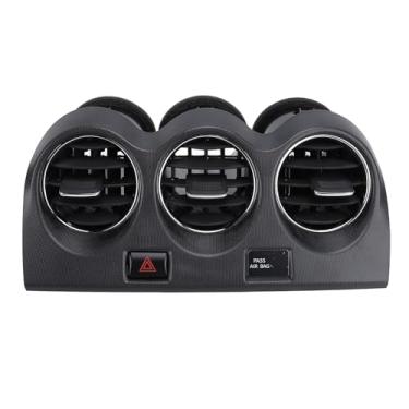 Imagem de Painel de Ventilação de Ar Central de Traço AC para Altima Quarta Geração 2007 a 2012, OE #E771 5111E100, Tampa de Ar Condicionado do Painel Com Interruptor de Emergência