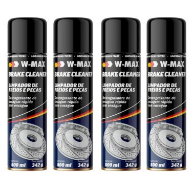 Imagem de Kit 4 Limpa Freios e Peças Desengraxante Expres Wurth 500 ml