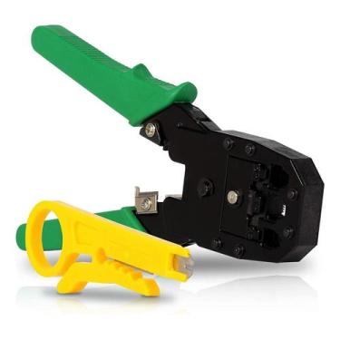 Imagem de Alicate Crimpar Conectores De Rede E Telefone Rj45 Rj12 Rj11 - Briwax