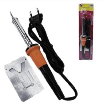Imagem de Ferro de solda cerâmico barcelona 60w 127v - laranja - Oem