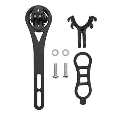 Imagem de QANYEGN Bike Computer Mount Holder, Out Front Cycling Bike Mount, GPS Seat Extension Mount Bracket with Lamp Clip, Screws and Gasket for Road Bikes (WAHOO (with GOPRO seat + light clip))