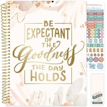 Imagem de bloom daily planners Agenda do ano acadêmico 2025-2026 (21,6 cm x 28 cm) (julho de 2025 a julho de 2026) - Organizador semanal e mensal com adesivos e abas - Momentos de graça