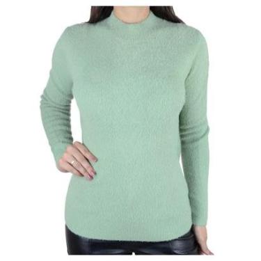 Imagem de Blusa Feminina Facinelli By Mooncity Lã Verde - 651232-Feminino