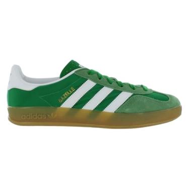 Imagem de adidas Tênis masculino Gazelle Indoor, Verde/branco/marrom-verde, 38