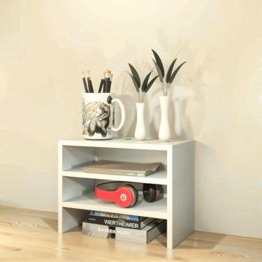 Imagem de Escaninho Organizador De Mesa Branco 30x20x43cm