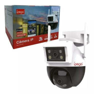 Imagem de Camera Seguranca Wifi Smart Duas Câmeras Hd 3Mp Ip66 Ipega
