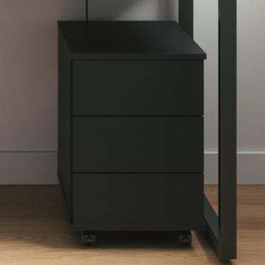 Imagem de Gaveteiro Volante 3 Gavetas Home Office Pandin Móveis