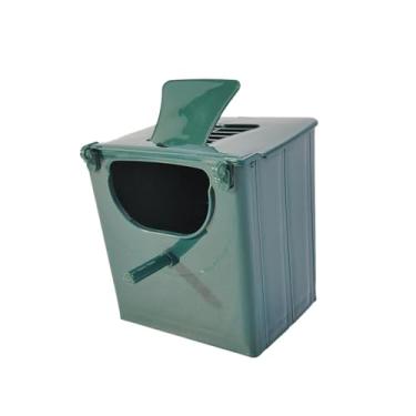 Imagem de Ｂｅｓｇａ Birds Caixa de criação de pássaros Cama de pendurada na gaiola de pássaro estável de pássaros para o periquito canário Finch Papagaios, Verde