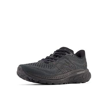 Imagem de New Balance Unissex Infantil Fresh Foam X 860 V13 Cadarço, Preto/Blacktop, 27 BR GG
