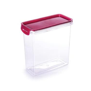 Imagem de Porta Mantimentos Trava Mais Retangular Cristal 3L Plasútil